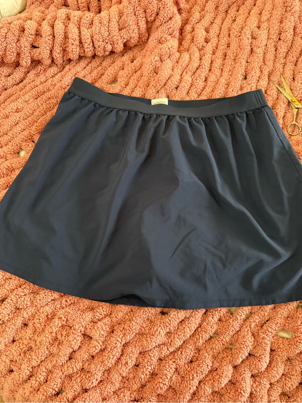Ideology Navy Blue Stretch Athletic Tennis Skort Golf Running Skirt XL